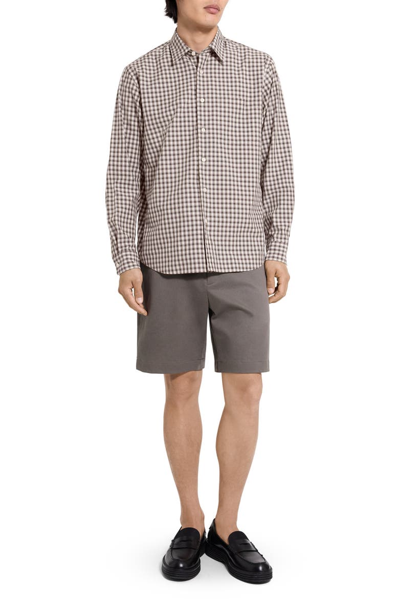 Weekend Park Check Flannel Button-Up Shirt, Alternate, color, MOREL MULTI
