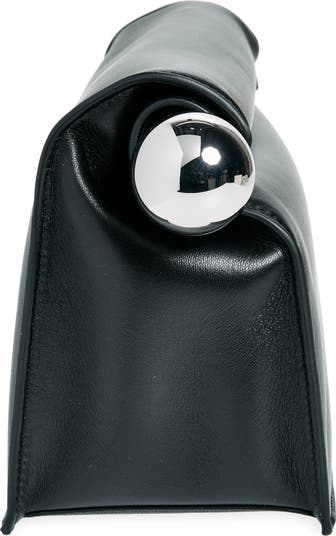 【Jacquemus】LA POCHETTE ROND CARRE◆233BA3563171 Jacquemus La Pochette Rond Carré Clutch Bag | Black | FARFETCH