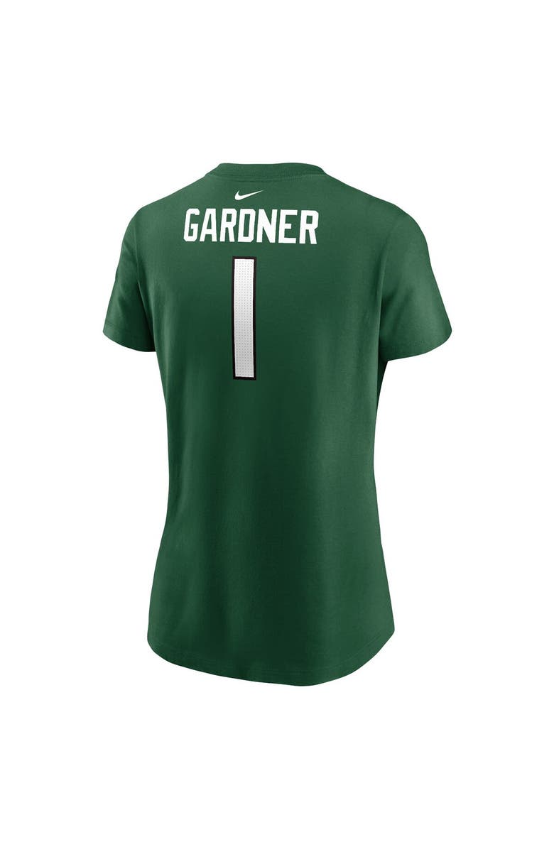 Nike Women's Nike Sauce Gardner Green New York Jets Player Name & Number T-Shirt, Alternate, color, Green