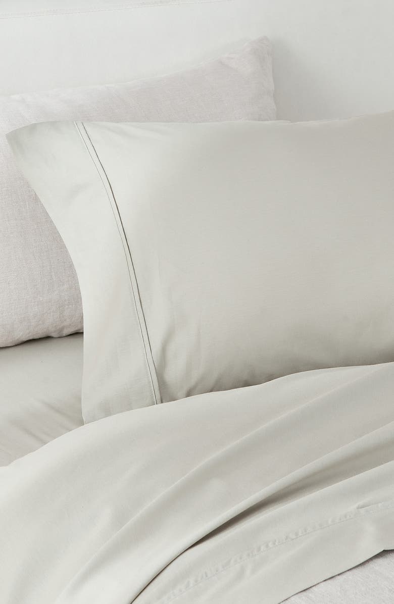 Woven & Weft Kimberlee Sheet Set, Alternate, color, Light Grey