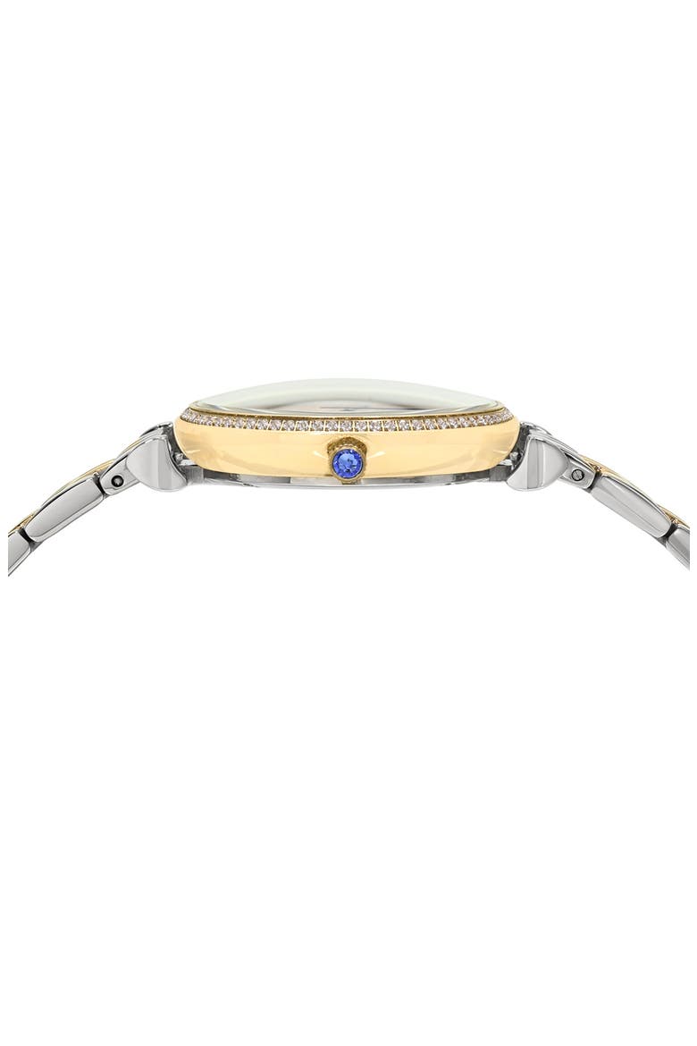 Emma Sunray Dial Bracelet Watch, Alternate, color, SILVER/ TWO-TONE