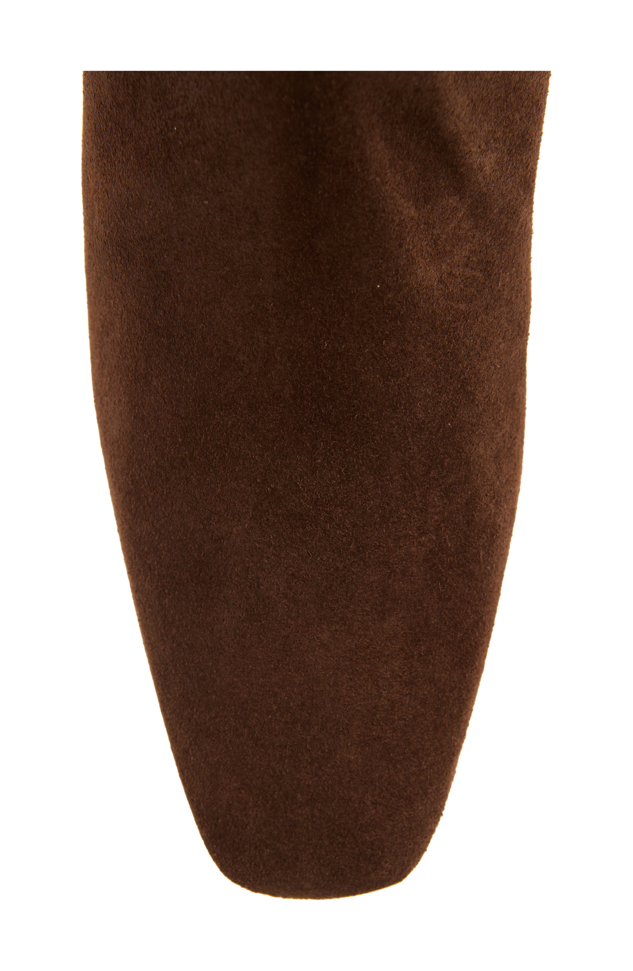 Kalila Slouchy Knee High Boot, Alternate, color, SUEDE BROWN