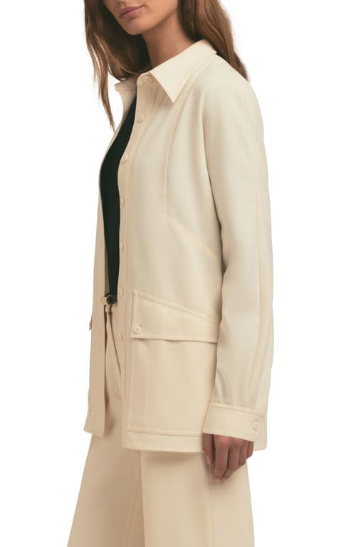 Favorite Daughter Nora Shirt Jacket In Vanilla In Vanilla