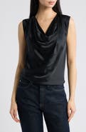 rag & bone Vinnie Cowl Neck Sleeveless Silk Top