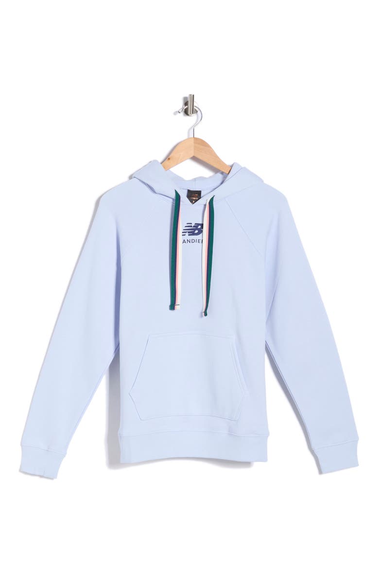 Bandier Fleece Graphic Hoodie, Main, color, BLUE