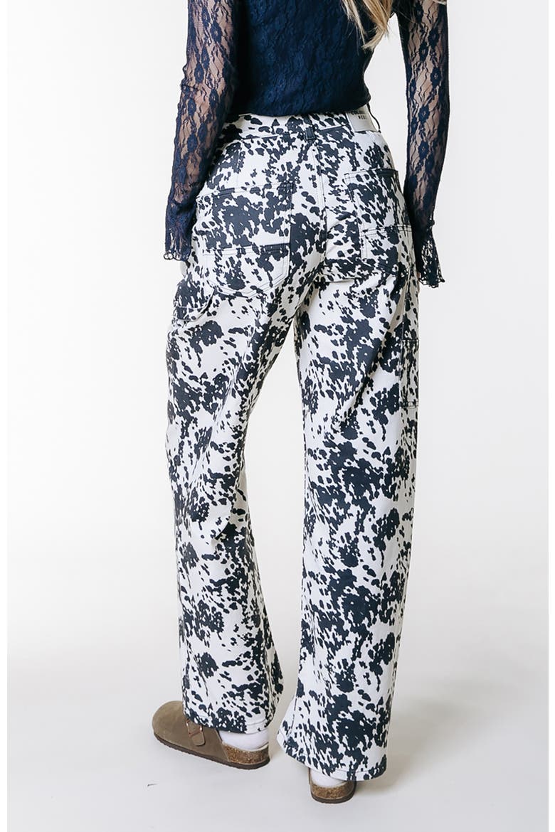 Tinsley Cow Denim Worker Pant, Alternate, color, Blue