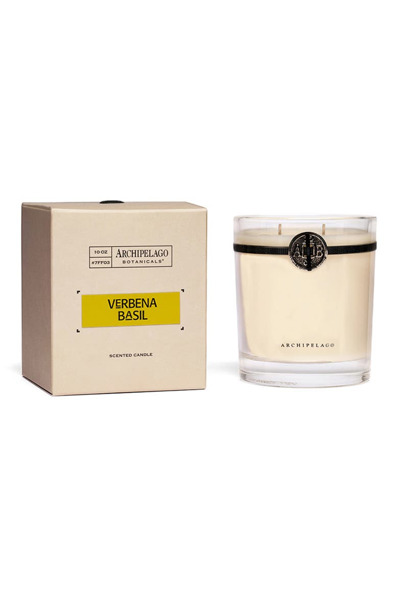 Boxed 2-Wick Credenza Candle, Main, color, VERBENA BASIL