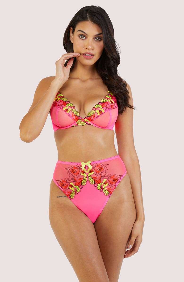 Playful Promises Magda High Waist Thong, Alternate, color,