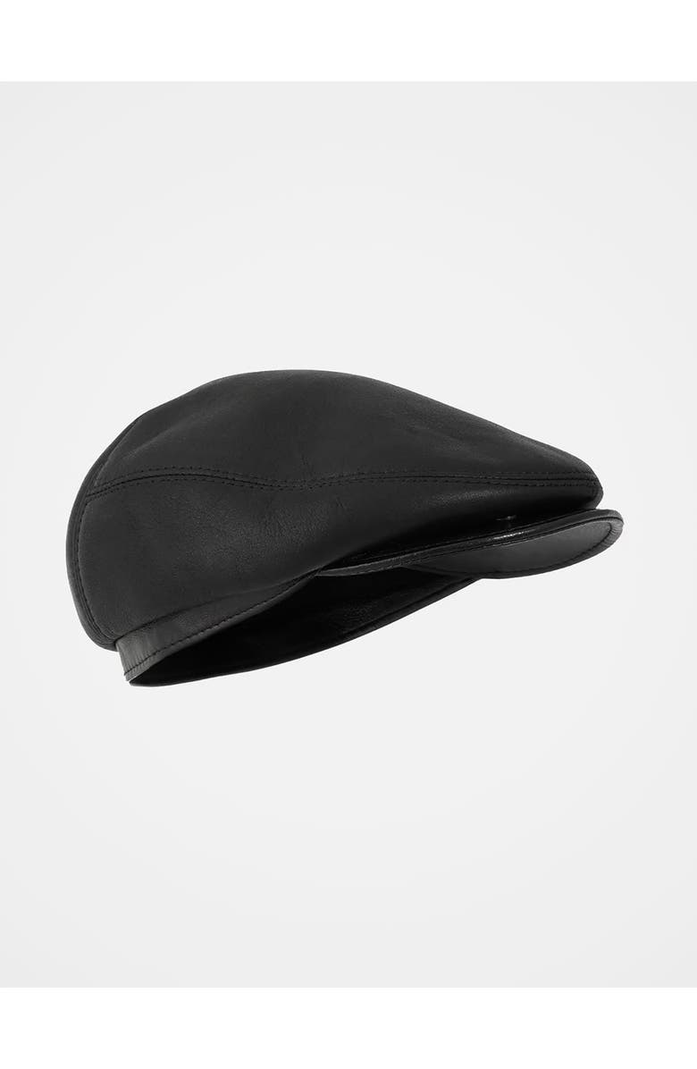 Celtic & Co. Flat Cap, Alternate, color, Black