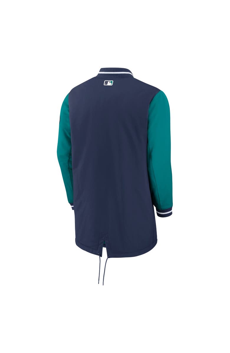 Nike Men's Nike Navy Seattle Mariners Authentic Collection Dugout Performance Full-Zip Jacket, Alternate, color,