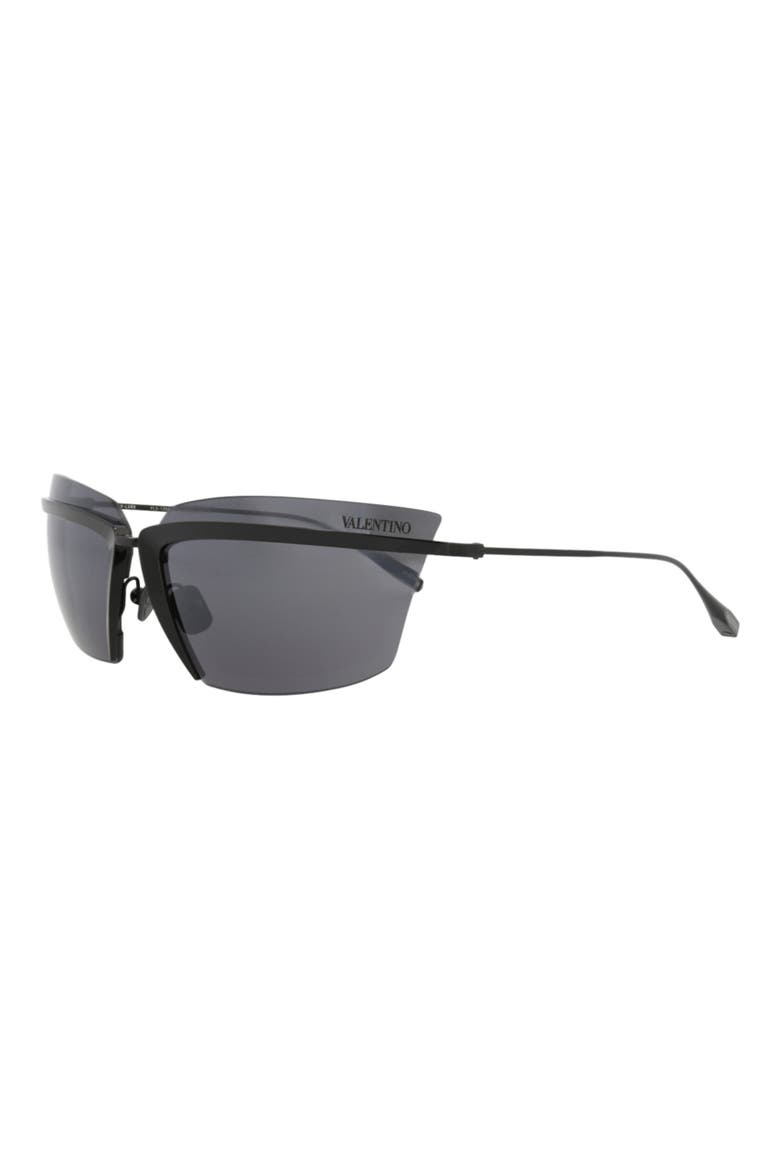 Special Edition 67mm Shield Sunglasses, Alternate, color, BLACK BLACK GREY