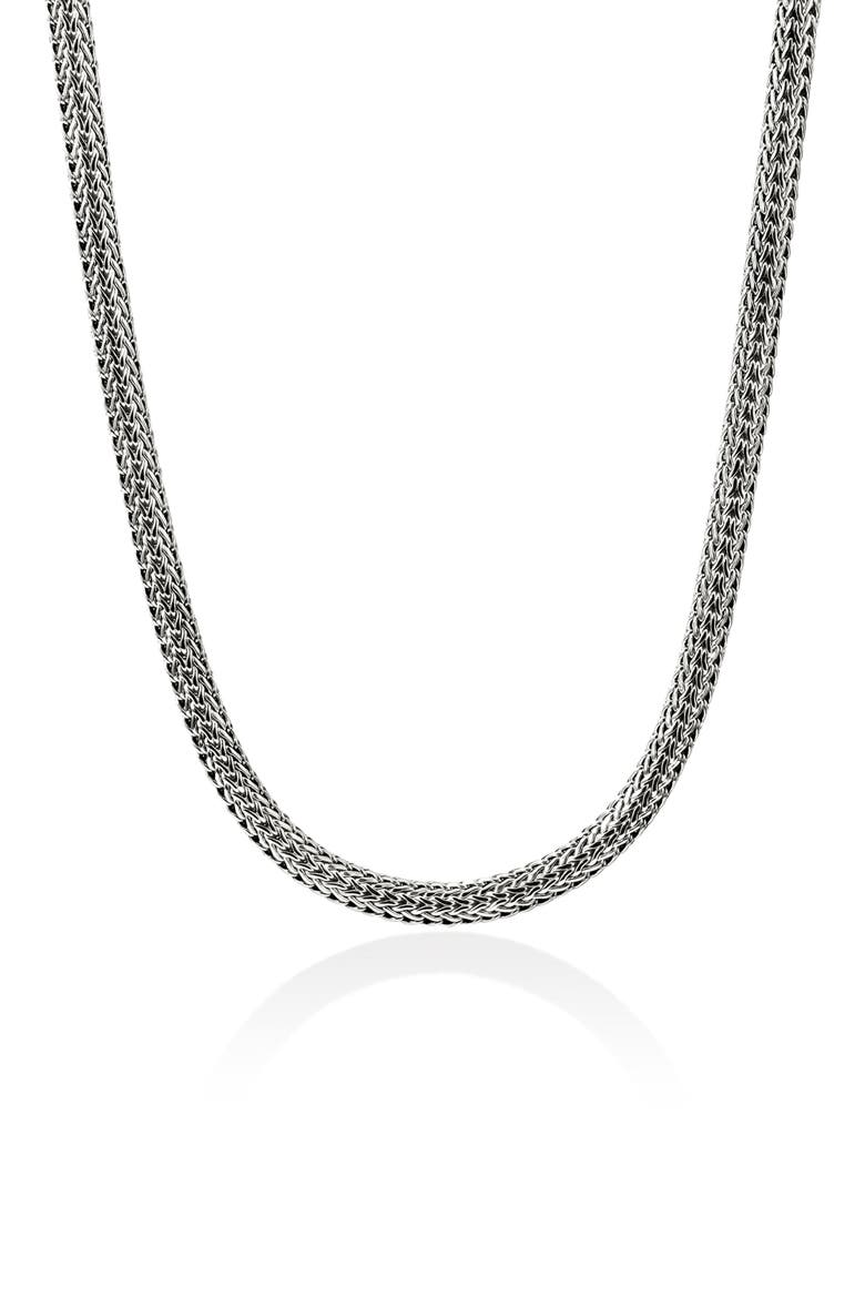Icon Necklace, Sterling Silver, Main, color, SILVER