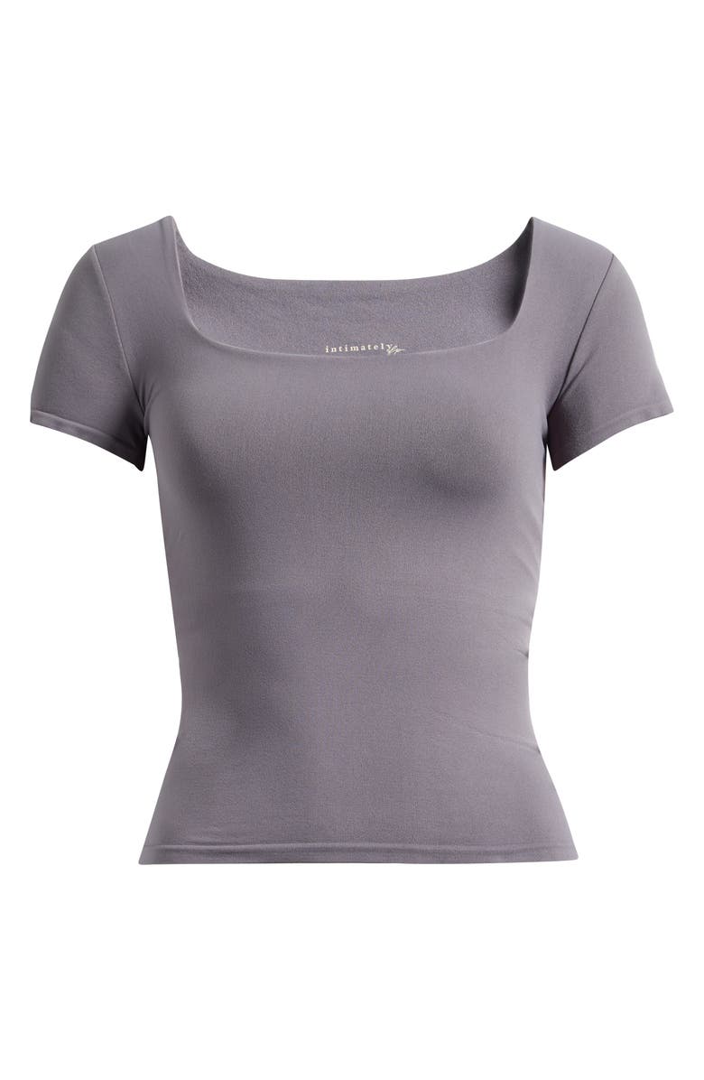 Free People Sunfade Clean Lines Baby T-Shirt, Alternate, color, Iron