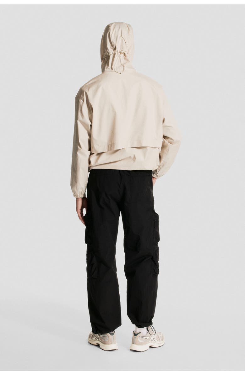 H&M Loose Fit Water-repellent Cargo Trousers, Alternate, color, Black