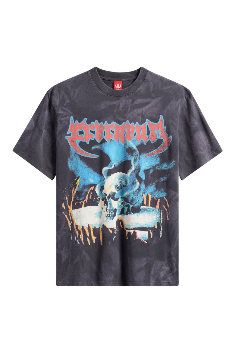Oversize Stone Cold Graphic T-Shirt, Alternate, color, CHARCOAL ART