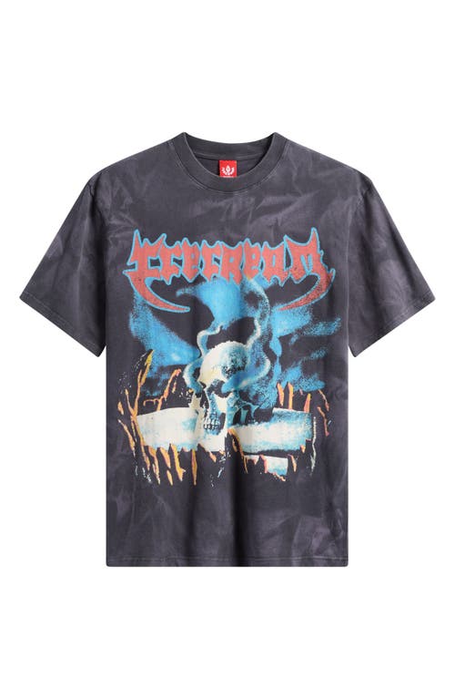 Icecream Oversize Stone Cold Graphic T-shirt In Multi