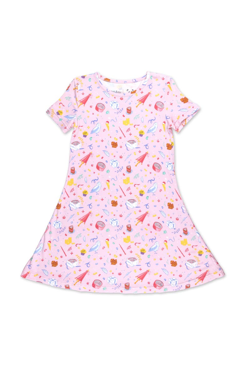 Kids' Happee Birthdae Harry Short Sleeve Dress, Main, color, Happee Birthdae Harry