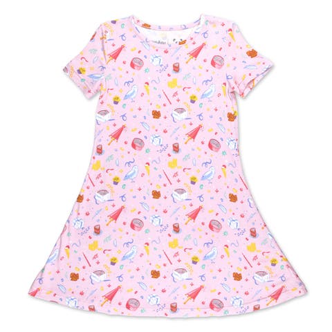Kids' Happee Birthdae Harry Short Sleeve Dress (Baby)