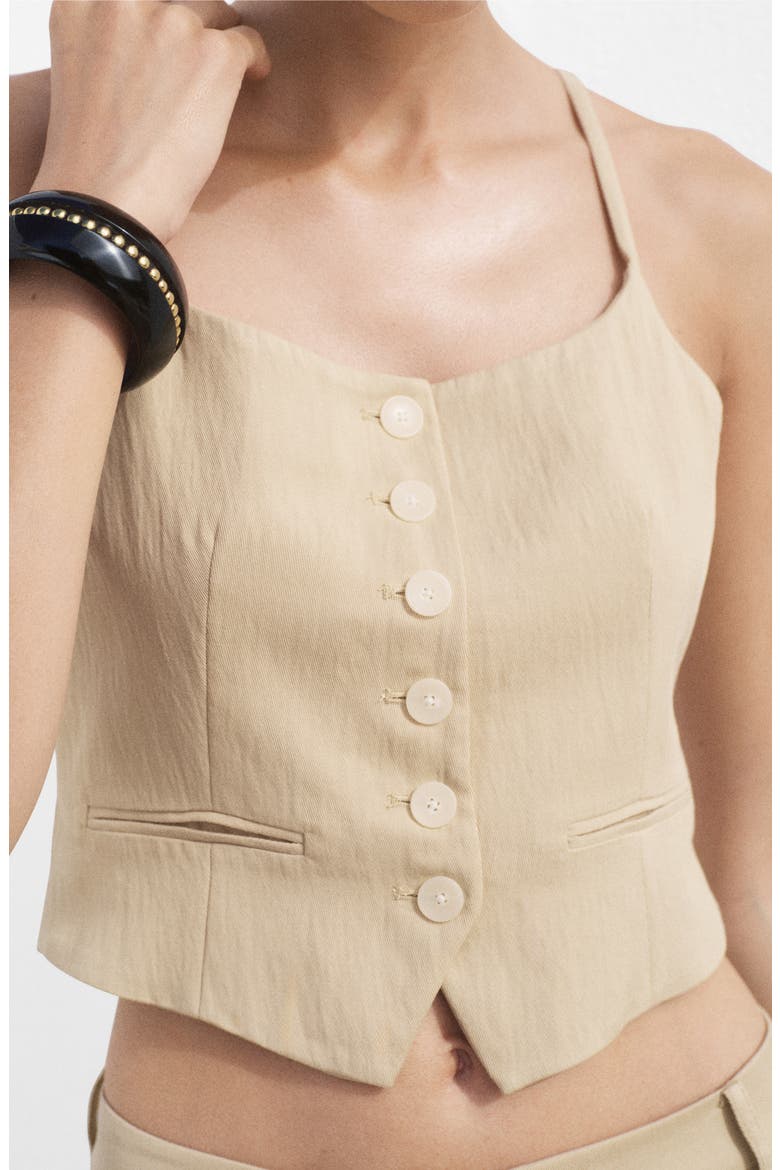 Suit Vest, Main, color, BEIGE