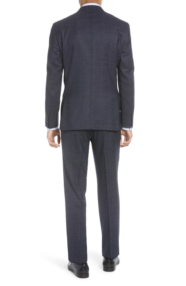 Ted Baker London Jay Windowpane Wool Suit, Alternate, color, 