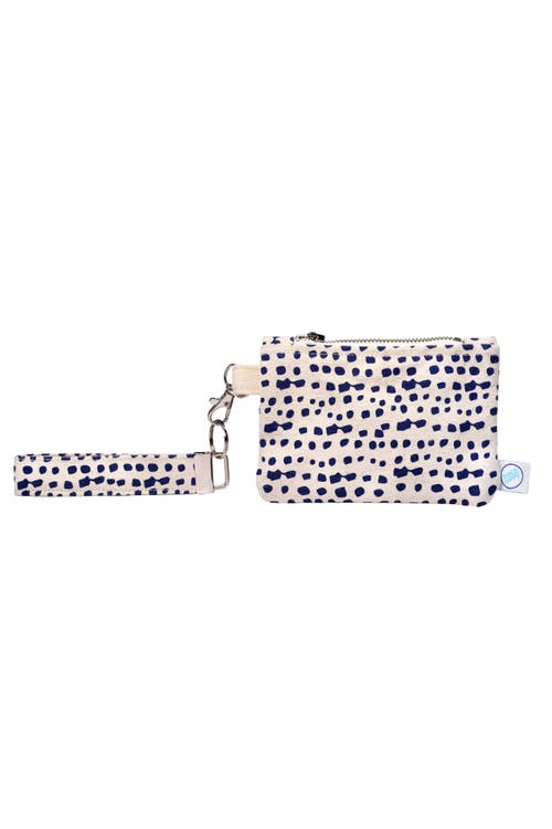 Dance Happy Incana Wristlet With Key Fob In Navy