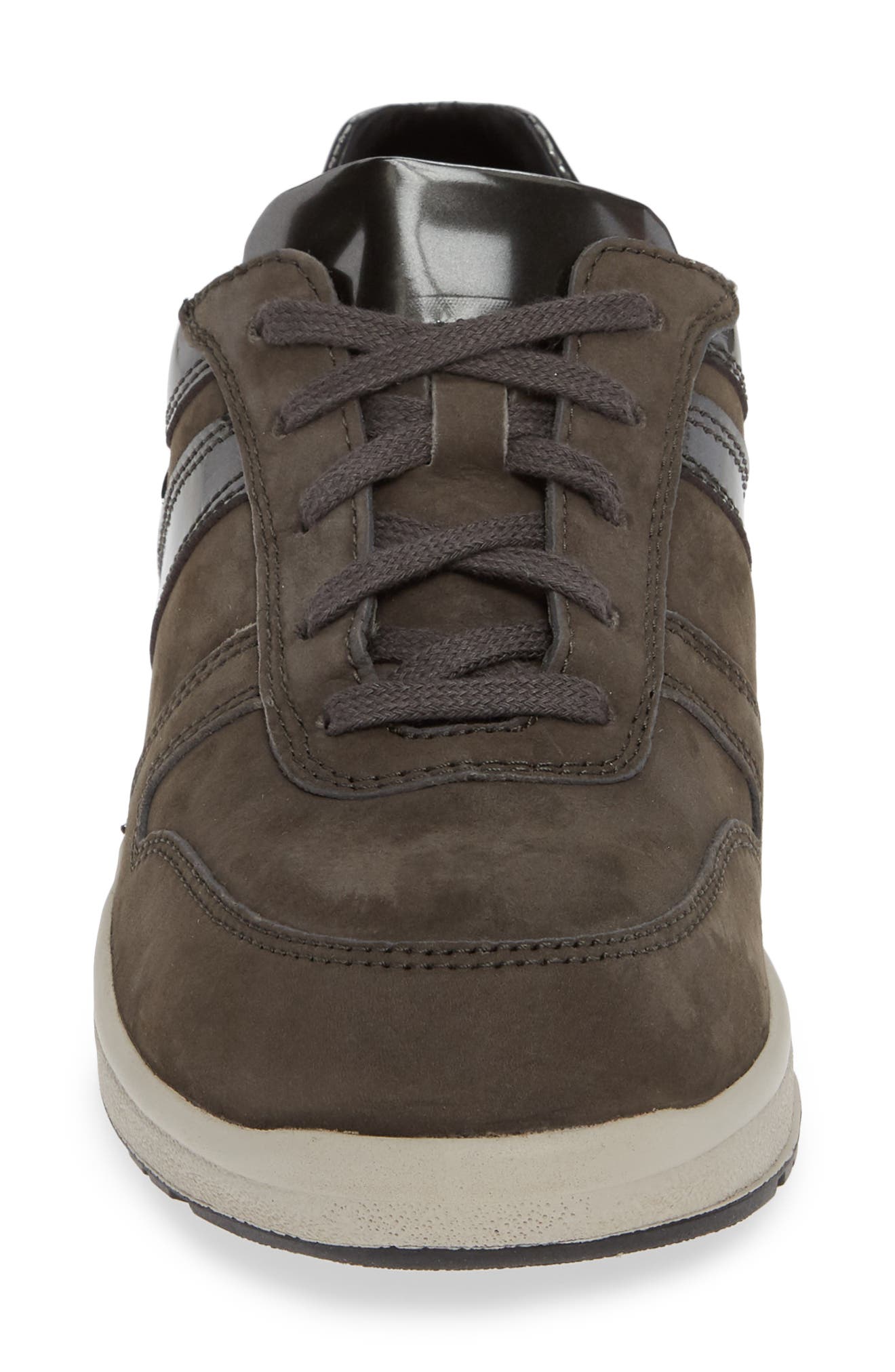 Rebeca Sneaker, Alternate, color, GREY NUBUCK LEATHER