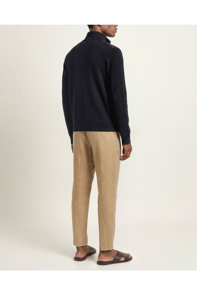 Terrence Hybrid Knit Funnel Jacket, Alternate, color, NIGHT IRIS