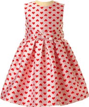 Rachel Riley Heart Damask Dress