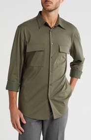 Theory Noll Long Sleeve Button-Up Shirt