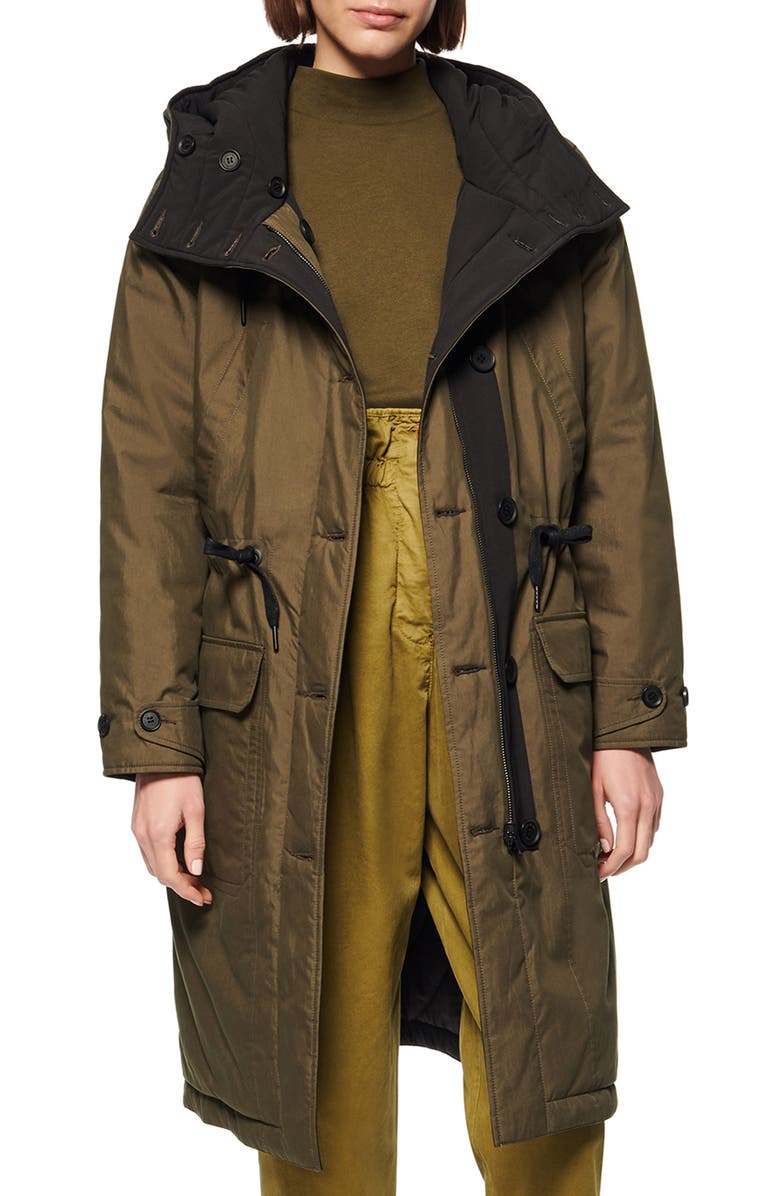 Andrew Marc Reversible Hooded Parka, Main, color, 