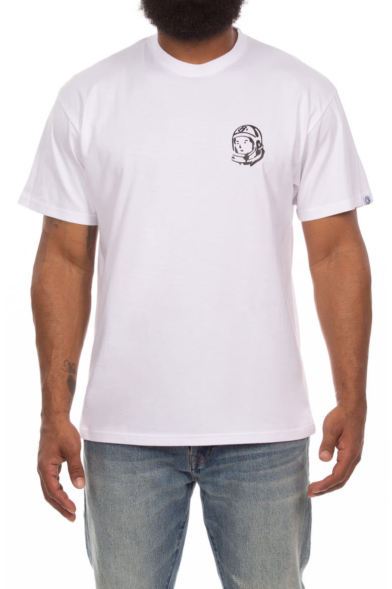 Helmet Graphic T-Shirt, Main, color, WHITE