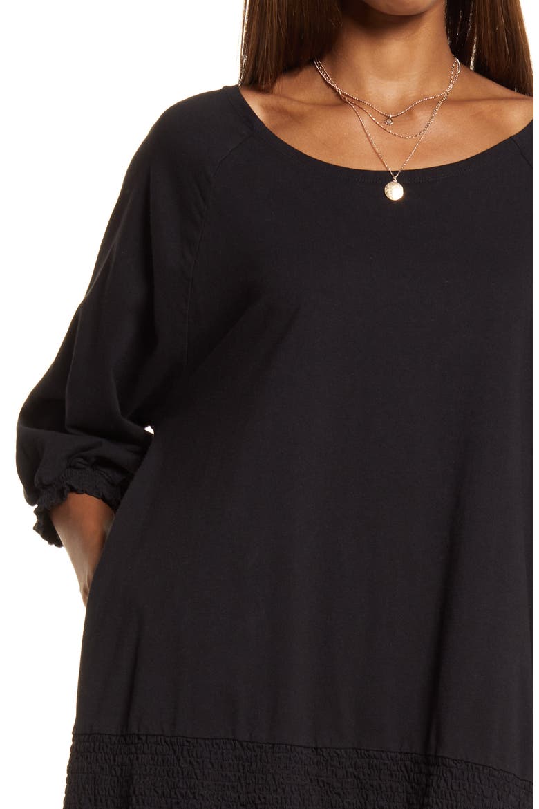 free-est Free People Jenny Minidress, Alternate, color, BLACK