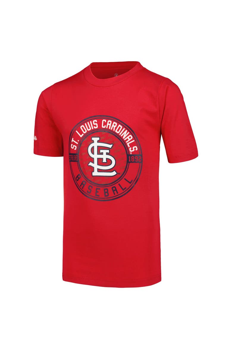 Youth Stitches Red/White St. Louis Cardinals T-Shirt Combo Set, Alternate, color, Red