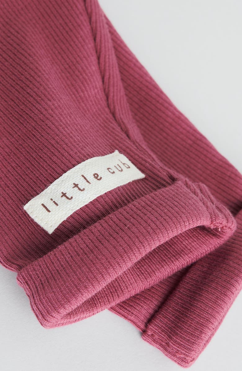 NEXT 6-Pack Assorted Long Sleeve Cotton T-Shirts & Leggings Set, Alternate, color, Blue