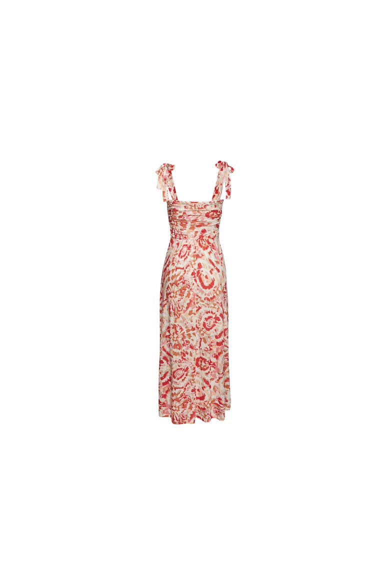Tie Strap Maxi Dress, Alternate, color, Rose Red