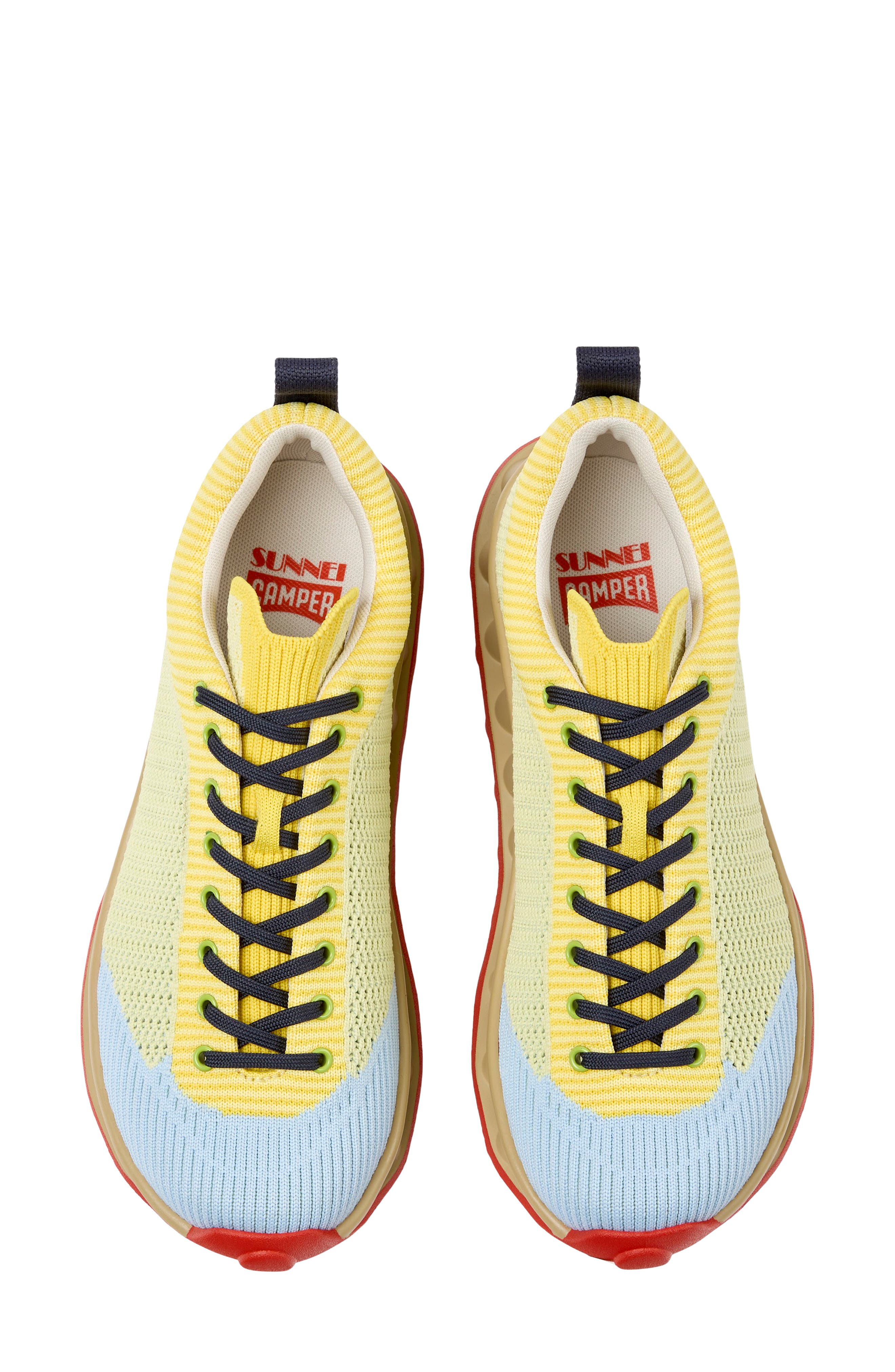 By Sunnei Sneaker, Alternate, color, YELLOW MULTI