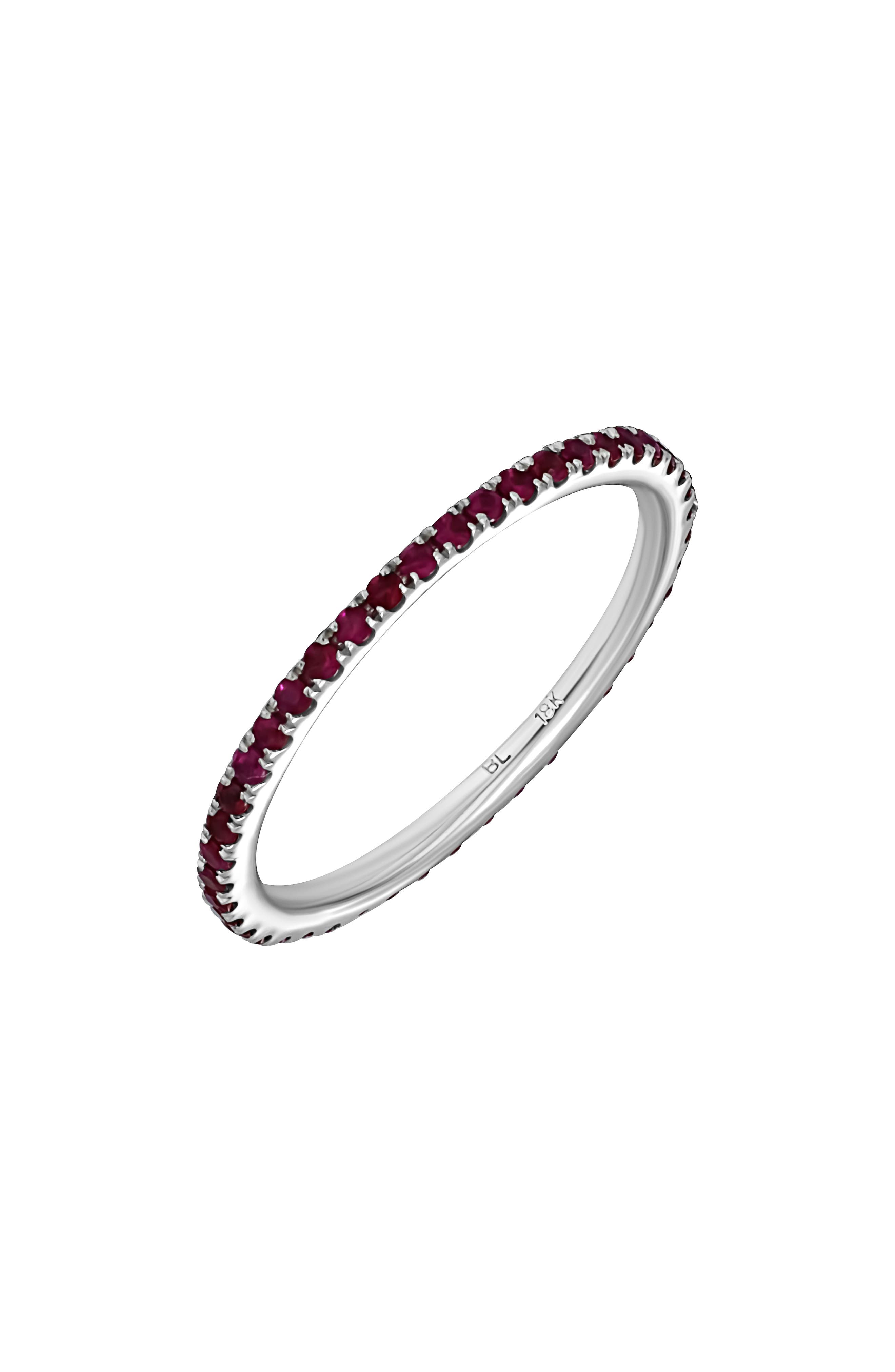 Bony Levy El Mar Ruby Eternity Ring