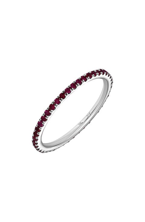 El Mar Ruby Eternity Ring