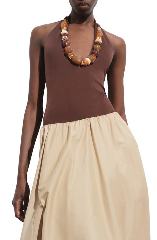 Mango Halter Neck Bodysuit