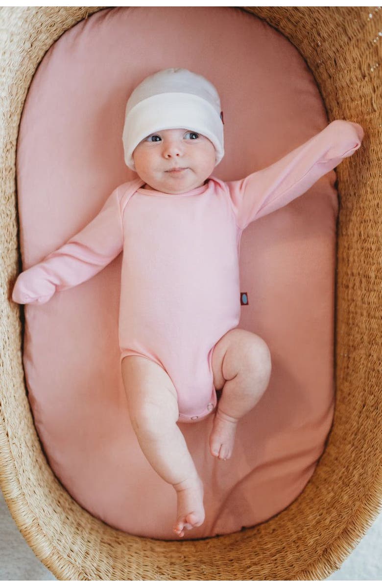 CITY THREADS Baby Unisex Super-Soft Organic 100% Cotton Long Sleeve Bodysuit, Alternate, color, Black