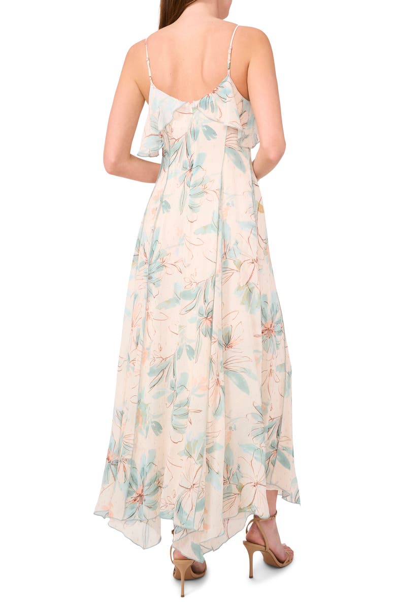 Parker The Haiden Floral Ruffle Maxi Dress, Alternate, color, Robins Egg