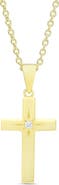 Lily Nily Kids' Cubic Zirconia Cross Pendant Necklace