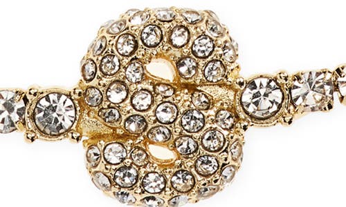 Baublebar Initial Tennis Slider Bracelet In Gold S