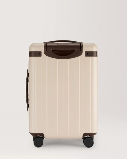 Carl Friedrik The Carry-on Zipped Suitcase In Sand/chocolate