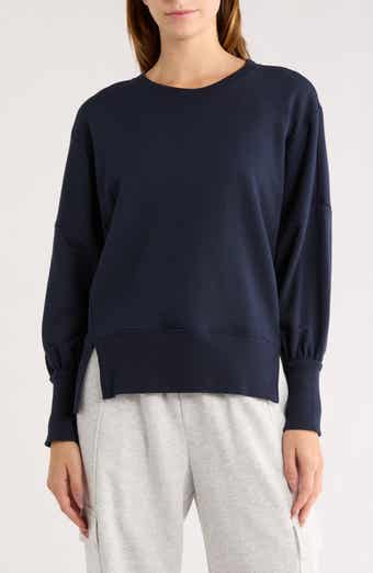 Z by Zella Wind Down Terry Volume Crewneck Sweatshirt