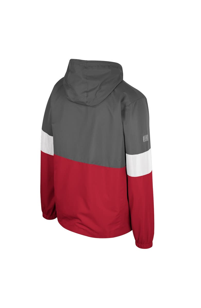 COLOSSEUM Men's Colosseum Charcoal Alabama Crimson Tide Miles Full-Zip Jacket, Alternate, color, 