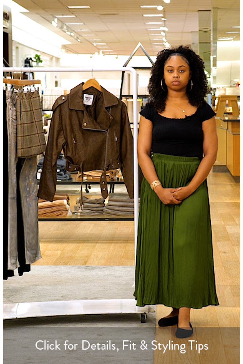 Talisha Faux Leather Biker Jacket video