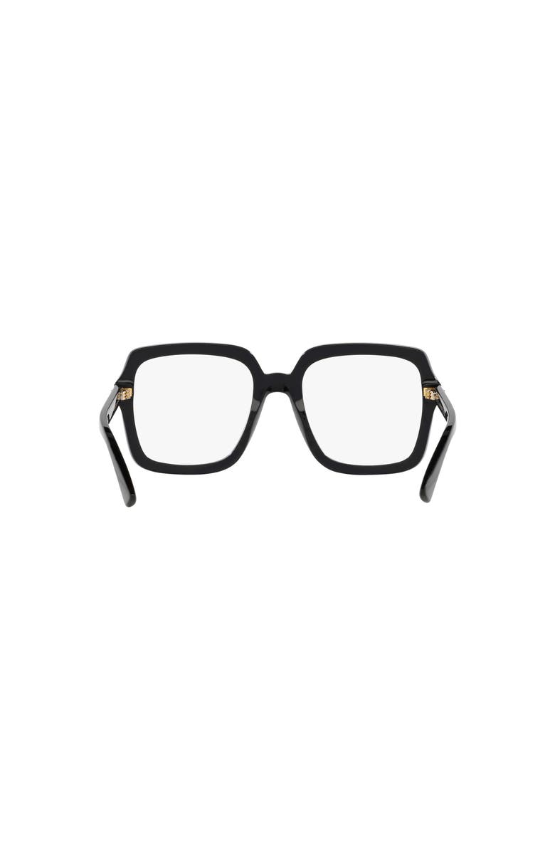Gucci 55mm Rectangle optical glasses, Alternate, color, Black