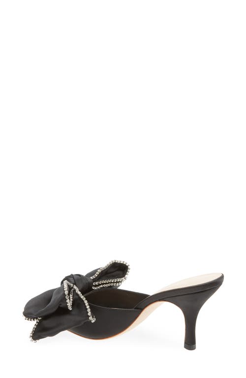 Loeffler Randall Margot Mule In Black/crystal