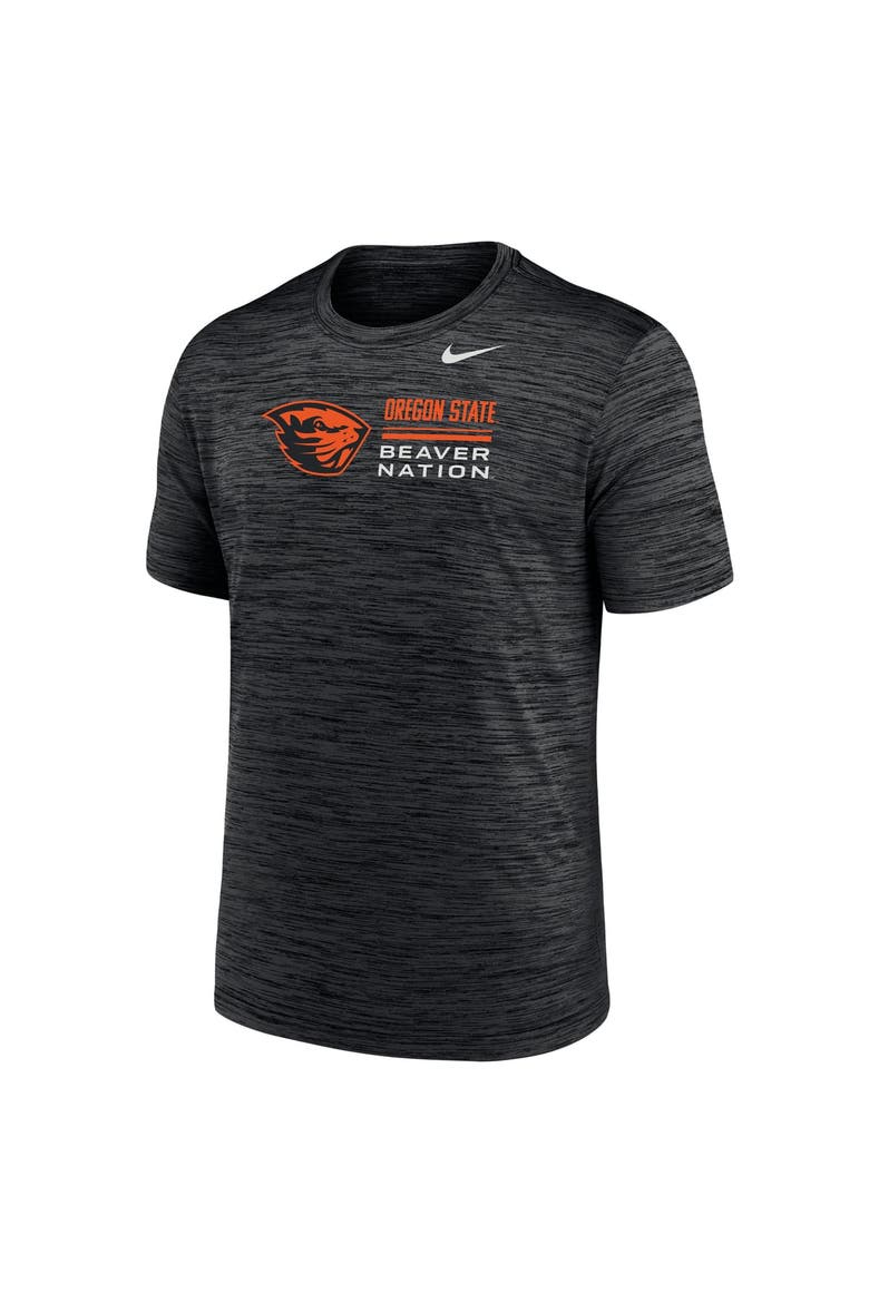 Men's Nike Black Oregon State Beavers Velocity Dri-FIT T-Shirt, Alternate, color, Black
